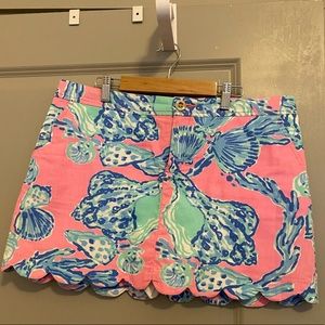 Lilly Pulitzer Colette Skort with Scallop Hem